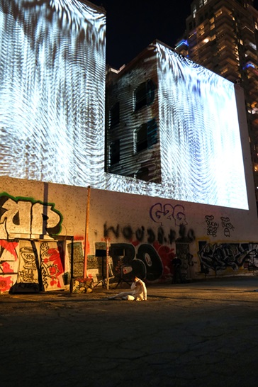 Outside Video Projector Mapping: Transforming Ordinary Spaces into Extraordinary Art